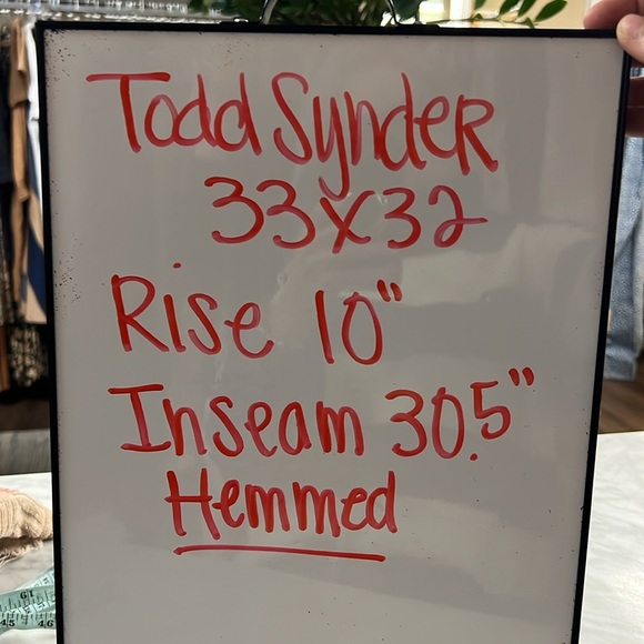 Todd Snyder Navy Italian Corduroy Pants size 33 - Picture 6 of 13